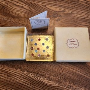 Eccolo Murano Glass  Paperweight Spread Millefiori